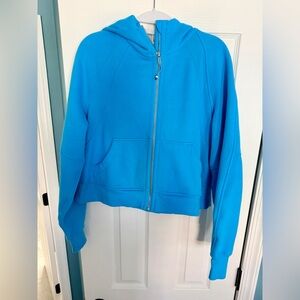 Lululemon crop full zip scuba hoodie